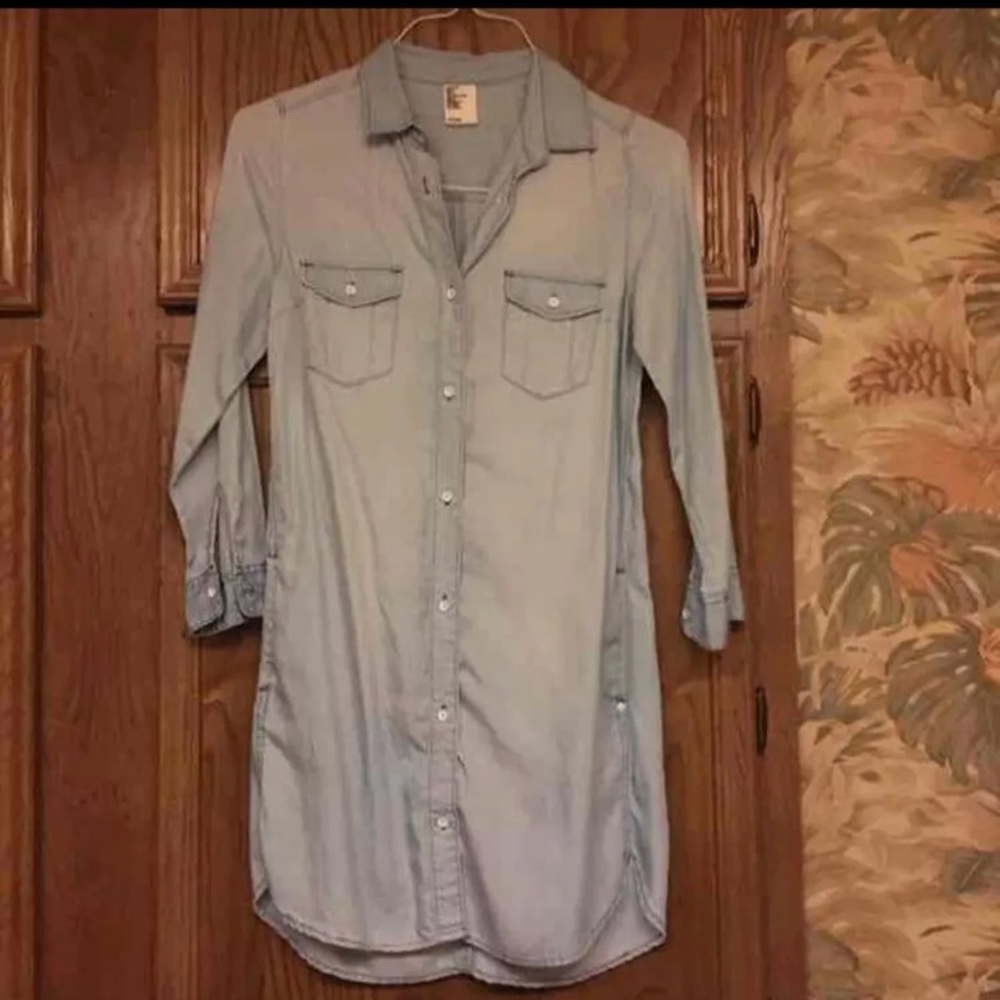 H&M denim dress size 2